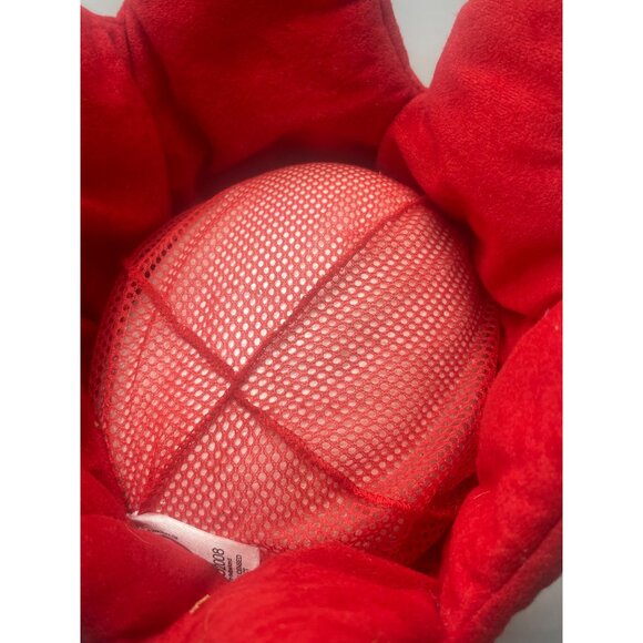 uefa euro 2008 knome hat costume Halloween net top red hook & loop ears os READ - Picture 6 of 9